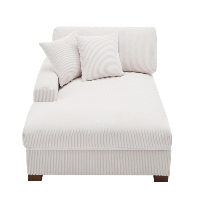 Milbrey Desborough Upholstered Chaise Lounge