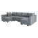 U Shaped Modular Sectional Sofa with Chaise Reversible Upholstered Sectional Couch