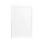 Miroir de commode Goe, finition transitionnelle blanche, 28 x 37