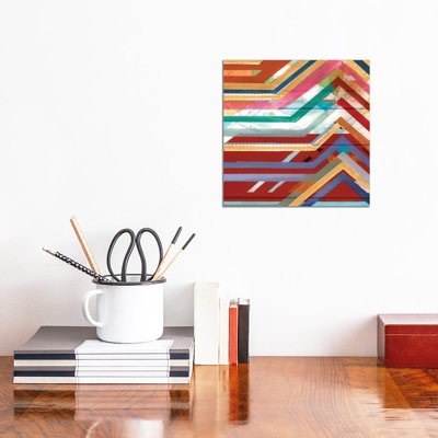 Zig Zag V by Bellissimo Art - Wrapped Canvas Gallery-Wrapped Canvas Giclée