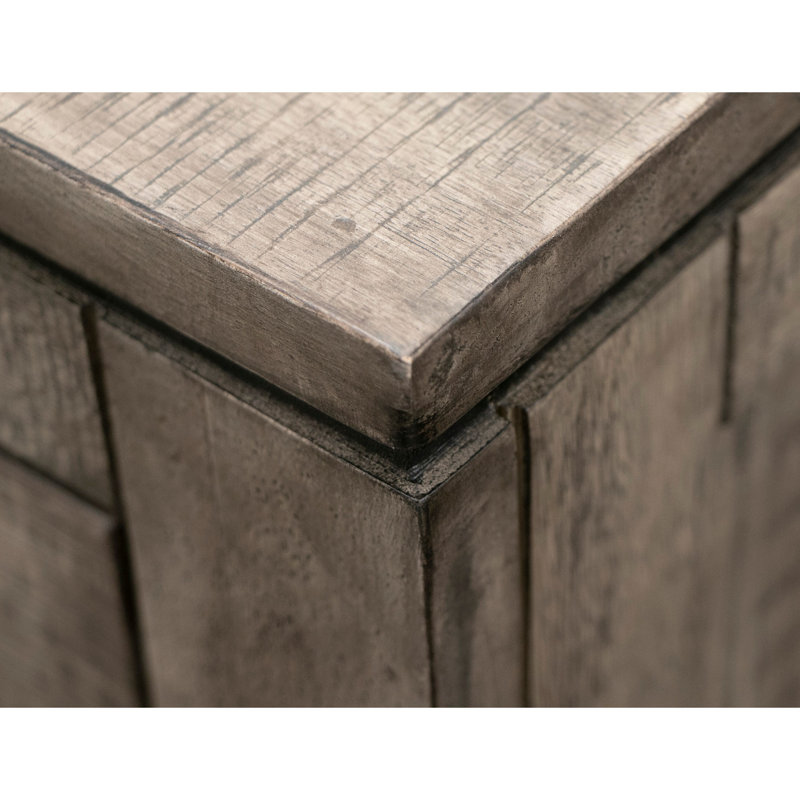 Table de chevet en bois massif Eustazio