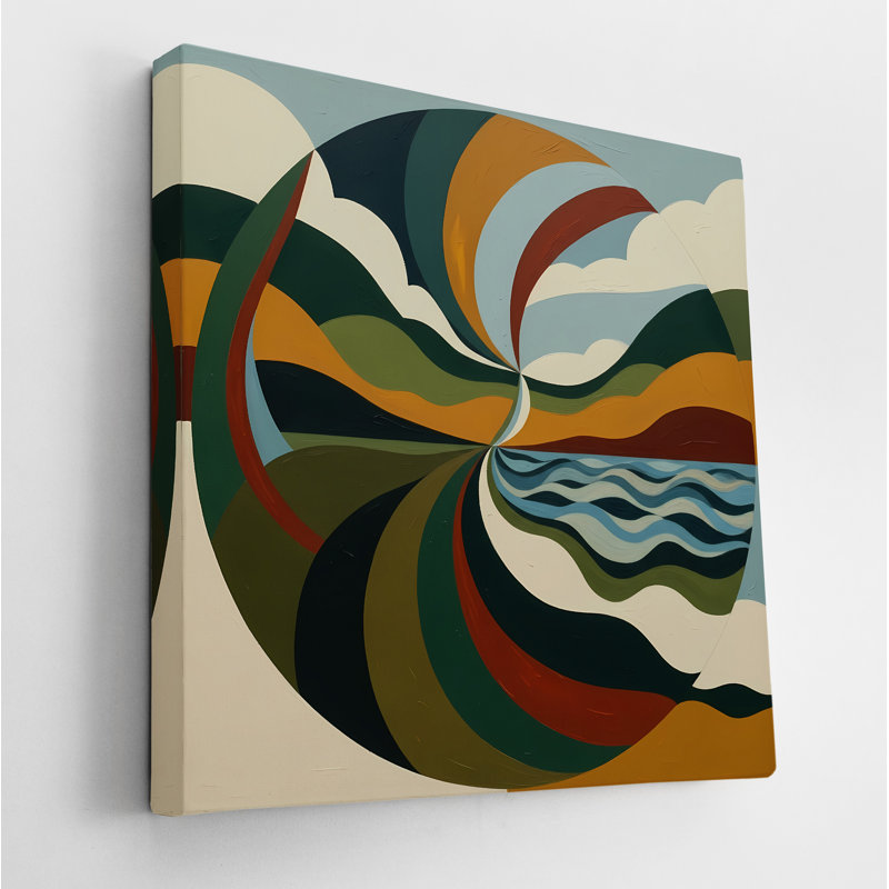 Earth And Sky, 30" H x 30" W