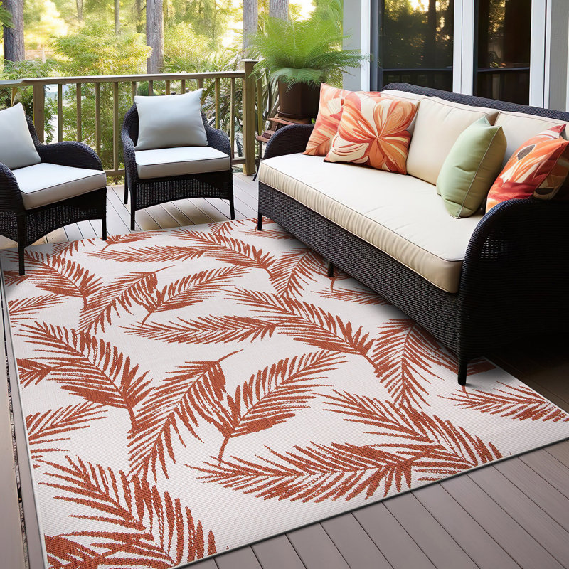 Tapis intérieur / extérieur Benavidez, Rectangle 5 pi x 7 pi
