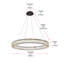 Luminaire suspendu cylindrique à DEL 5 lumières Sunderland-1064643438-1064643436