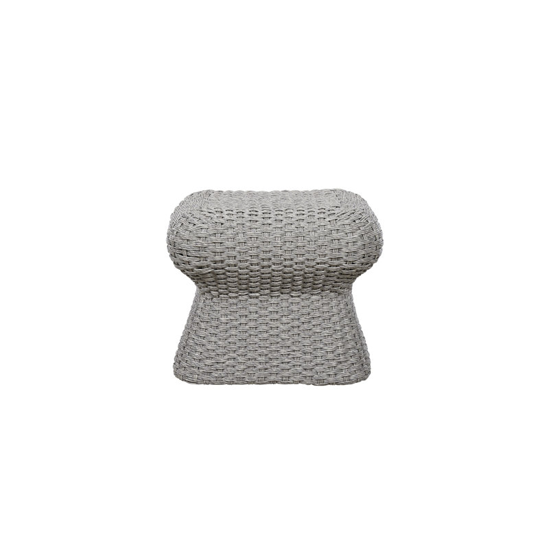 Warren Outdoor Ottoman, Gray