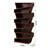Stylish 8 - Tier Irregular Solid Wood Bookcase-110401797