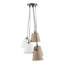 Fango 5 - Light Beige/Brown Cluster Pendant