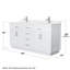 Beckett TK 66'' W Vanity-507009010-480718089-480718102
