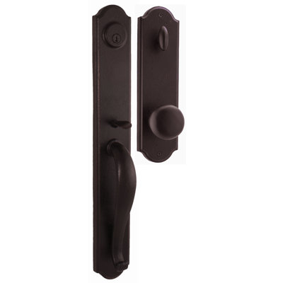 Weslock Single Cylinder Handle with Knob and Deadbolt Entry Set