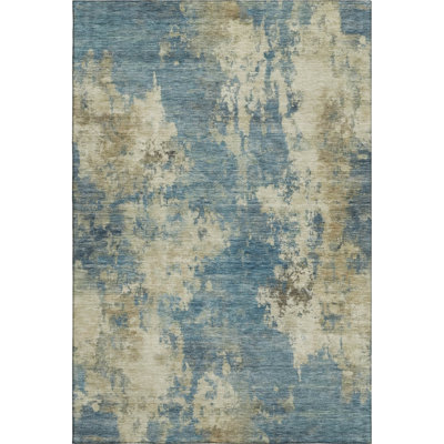 Premium Machine Washable Mayfield AMF2066 Abstract Rug