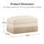 Ottoman Leopard Chenille, Beige Coffee-130852815