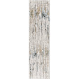 Addisyn Abstract Gray/Denim Area Rug