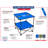 22" Square Compact Folding Beach Table