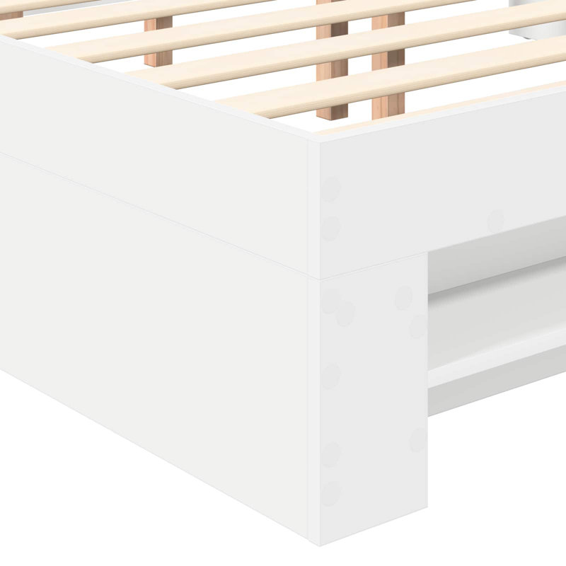 Bed, White, Super King (6')