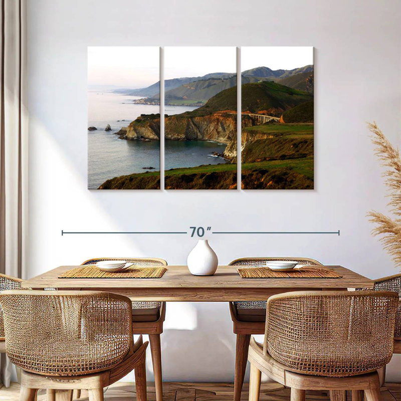 Gillard Big Sur Cliffs, 36" H x 57" W