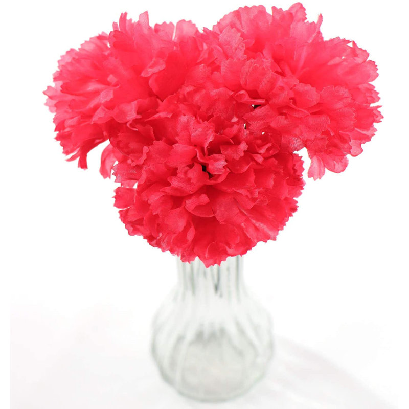 Pot de fleurs en soie, Fuchsia