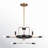 Sacci 9 - Light Sputnik Modern Linear Chandelier