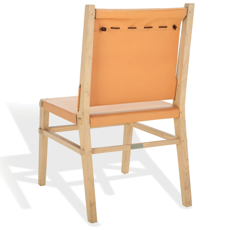Catriella Leather Dining Chair, Natural