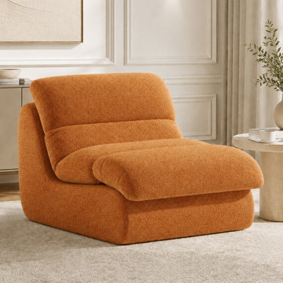 Chaise d'appoint rembourrée Modern
