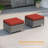 Konami 5-Piece PE Rattan Wicker Patio Conversation Set with Cushions & Ottomans, All-Weather Outdoor Furniture Set for Deck Backyard Garden-370164131-370164159