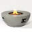 36" Outdoor Propane Fire Pit Table 50000 BTU Steel Fire Pit with Tank Holder for Patio Deck Garden Backyard Grey