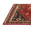 Tapis rouge / noir en laine Medzarents-114609739