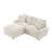 Modern Sectionals With Storage, Polyester L-shaped Sofa For Compact Spaces