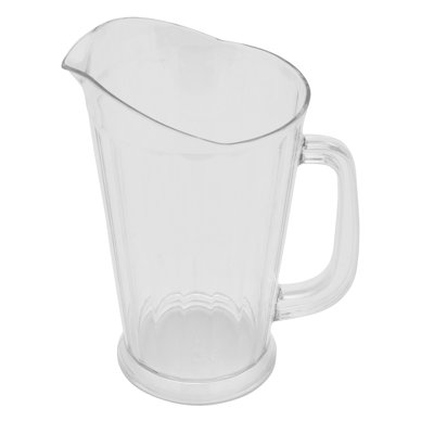 Le GE Pichet de service en plastique P-1064-1-CL sans BPA, 60 oz, transparent