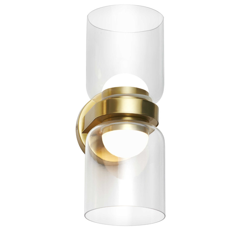Korlan LED Wallchiere, Aged Brass