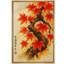 Oriental oriental, feuilles d'érable rouges, reproduction d'art sur toile encadrée-427215291-427215288