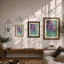Cascading Wisteria Botanical - Framed Print-1919067430-1919067416