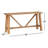 Bentwood 59'' Solid Wood Console Table