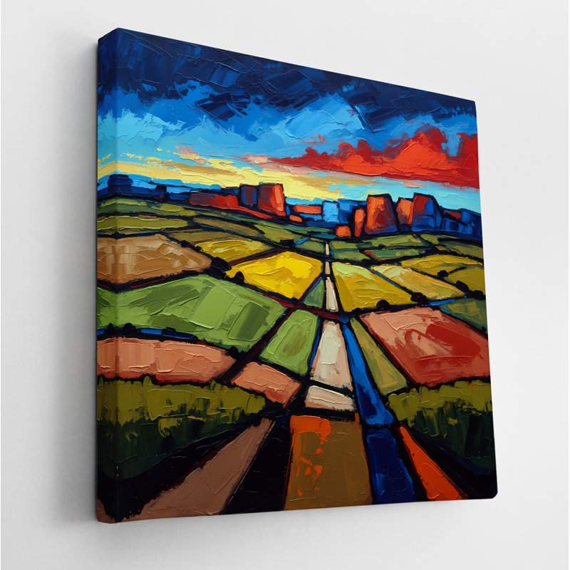 Pathways To Sundown, 24" H x 24" W