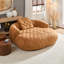 Canapés compacts modernes en tissu, structure en bois brun, salon contemporain pour maison familiale-182859608