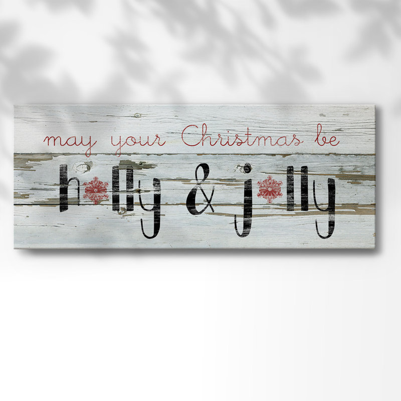 Holly and Jolly, H 12 po x l 30 po x P 1,5 po
