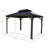 Alexander 10ftx12ft Dark Brown Double Roof Hardtop Gazebo with Curtain and Mosquito Netting