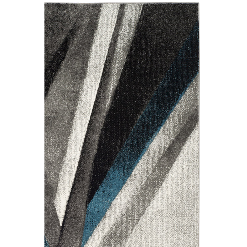 Vilica Performance Abstract Rug, Runner 2'3" x 12'