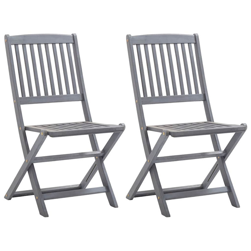 Ensemble de 2 chaises d'extérieur vidaXL