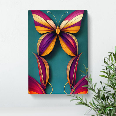 Enchanting Butterfly - Wrapped Canvas