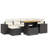 Vidaxl Garden Sofa Set Black