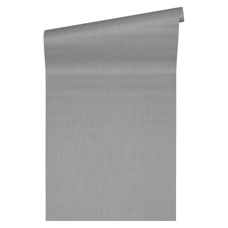 10.05m x 70cm Wallpaper Roll, Grey and metallic