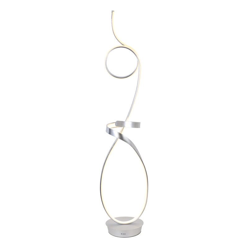 Lampe sur pied à DEL 68W Symphonie, Aluminium