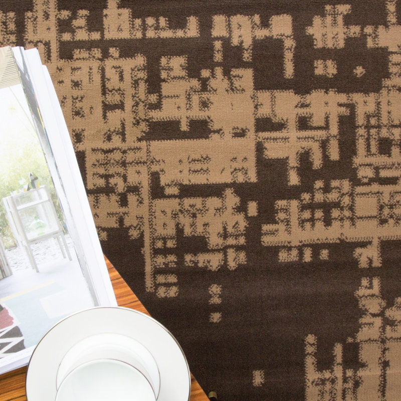 Southwell Abstract Area Rug, Rectangle 80 x 150cm