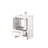24" W X 20" D White Bath Vanity, Quartz Surface, Faucet, Blended Storage Unit Unified Design