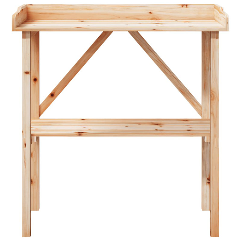 Yawen Wood Plant Stand, Natural