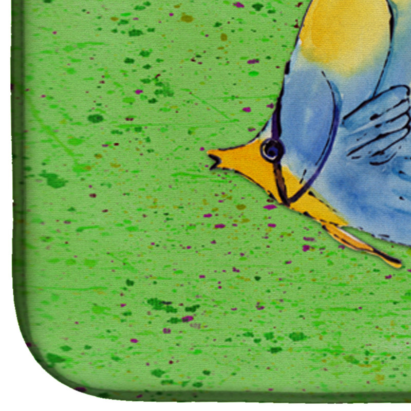 Tapis tropical pour le séchage des poissons, Vert
