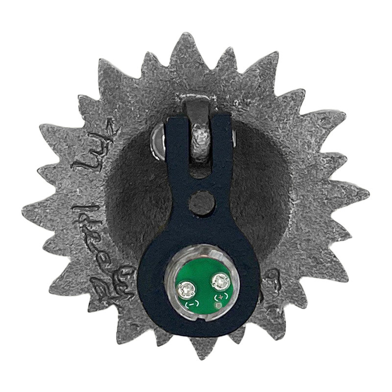 Bouton-poussoir souriant, Argent nickel