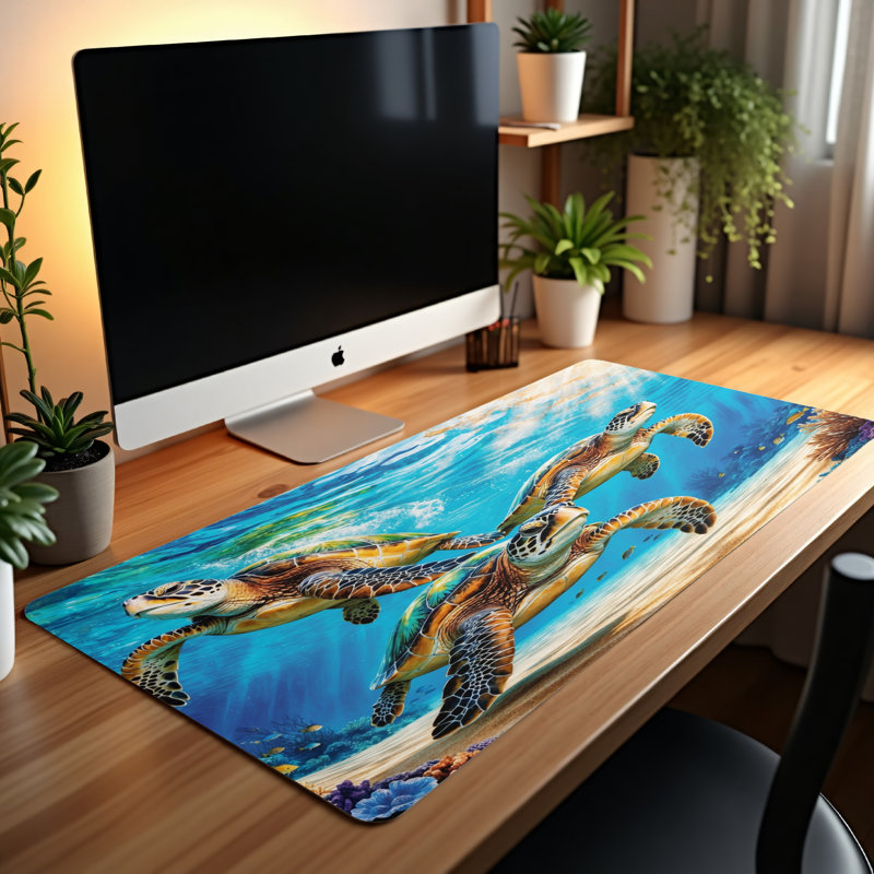 Polyester Desk Pad, 23.6x13.8