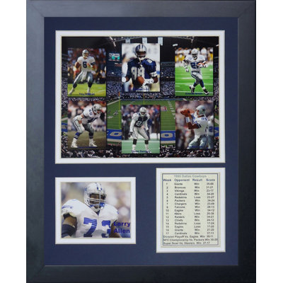 Memorabili encadrée 1995 champs dallas cowboys