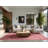 Soft Plush Estrada Valentines Modern & Contemporary Abstract Area Rug in Pink – Rose Binding-1753695780